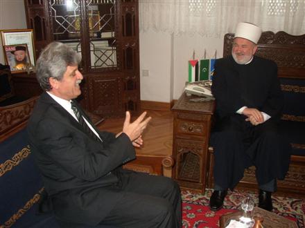 Palestinski ambasador Zuhair Al- Shun kod Reisa, 07.01.08. 